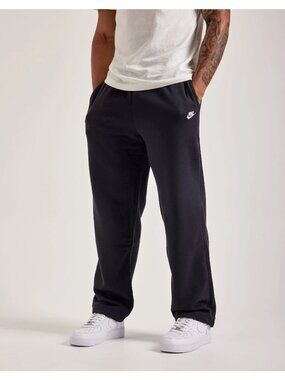 Nike Men's Club Fleece Bungee Pants Black Size XL NEW WITH TAGS!